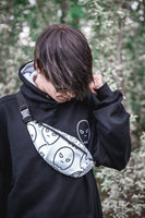 all over ghost fanny pack - white