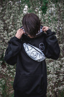 all over ghost fanny pack - white