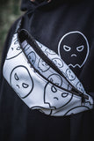 all over ghost fanny pack - white