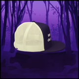 pixelated logo trucker hat