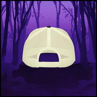 pixelated logo trucker hat