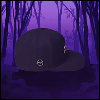 pixelated logo snapback