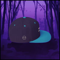 pixelated logo snapback