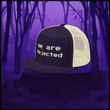 pixelated logo trucker hat