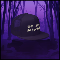 pixelated logo trucker hat